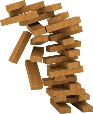 木材堆叠卡通