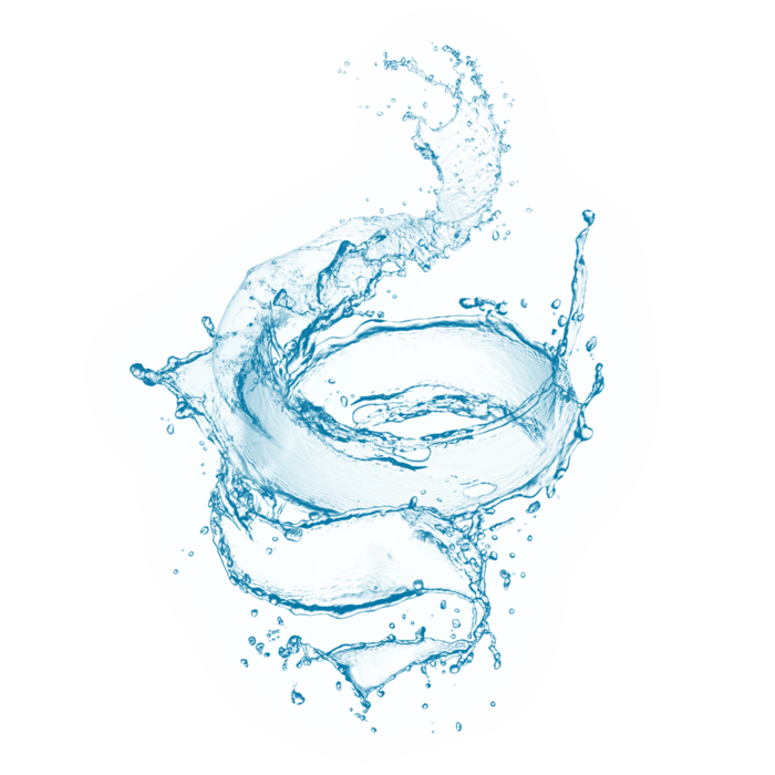 旋风暴风水波透明素材蓝色免扣