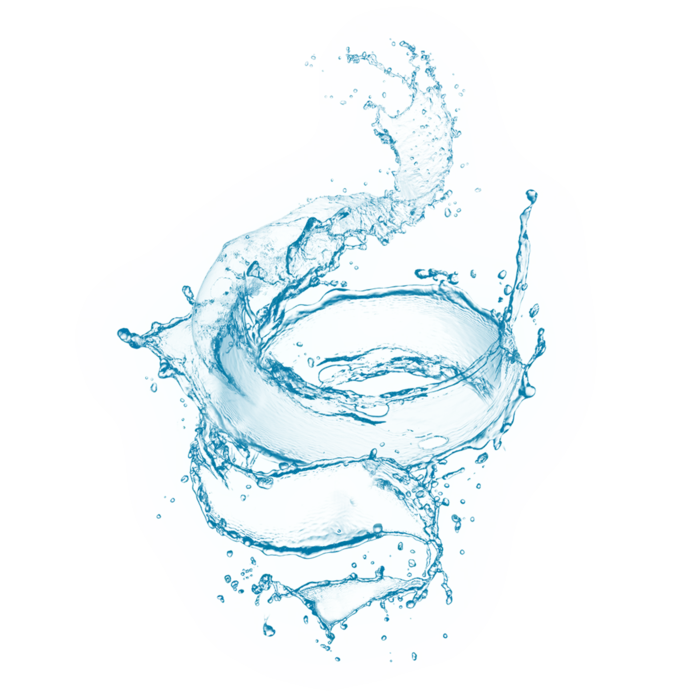 旋风暴风水波透明素材蓝色免扣