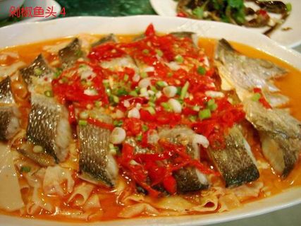 辣香鱼头美食元素菜品
