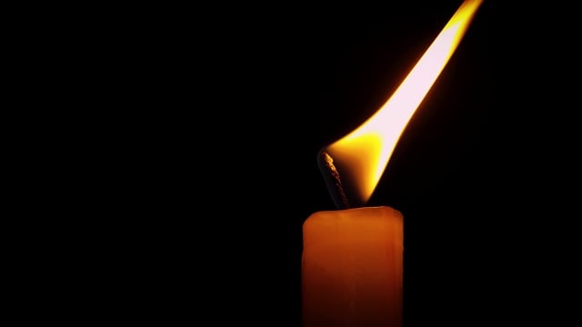 蜡烛, 火焰, 光, 黑暗的, 火, 热, 黑色的, 灵性
