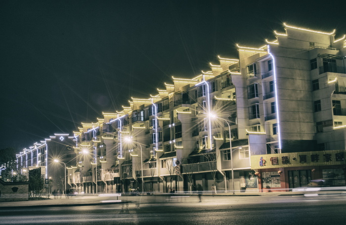 高清唯美城市夜景高楼大厦