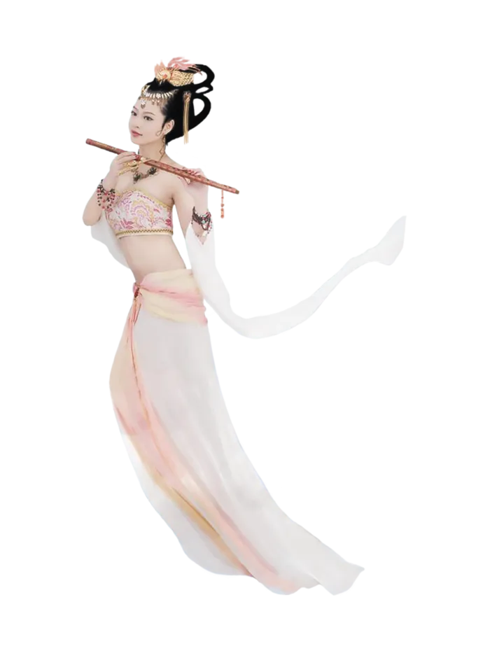 05 (10)免抠元素 免抠摄影 美女 人物 服装 古风 演奏 飞天
