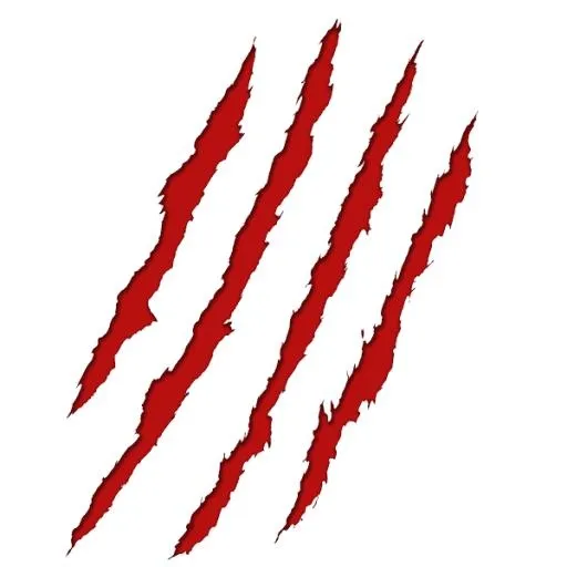爪子抓痕 PNG免抠(600x600)