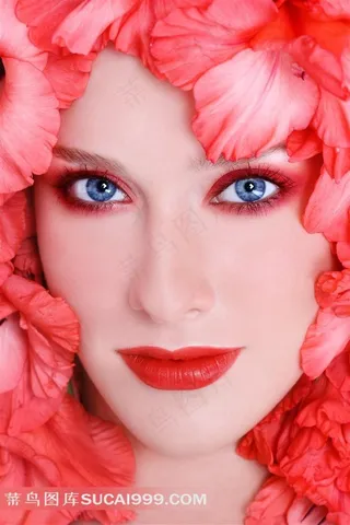 鲜花美女图片美容图片