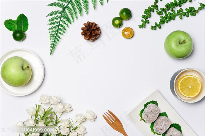 夏季清凉小食摆盘