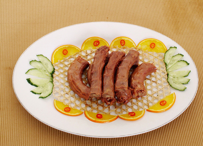 美食卤鸭脖