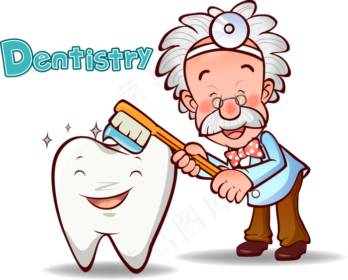 卡通医生护士节 