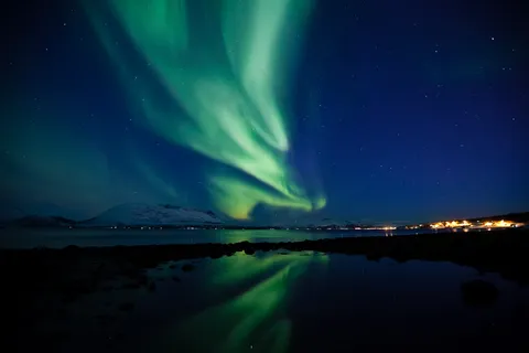 极光星空天空摄影自然风光 极光星空天空摄影自然风光