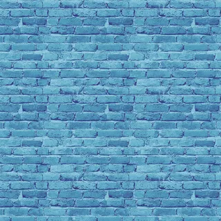 浅蓝色砖墙背景图片