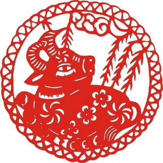 2022元旦新年剪纸牛 2022元旦新年剪纸牛