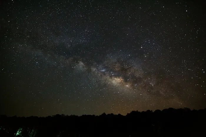 深色的星空图片