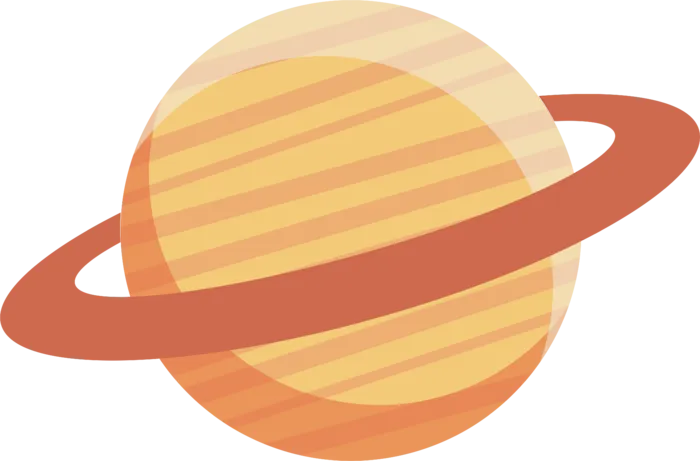 恒星橙色模型矢量免扣透明素材