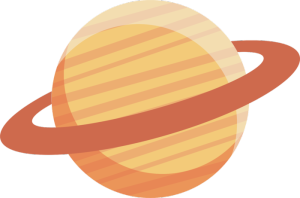 恒星橙色模型矢量免扣透明素材