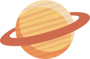 恒星橙色模型矢量免扣透明素材