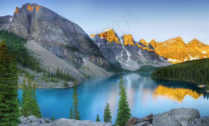 唯美的加拿大山水景色高清图