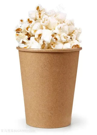 爆米花食物零食高清图片