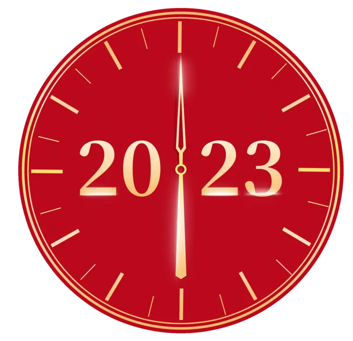 钟表2023时钟兔年