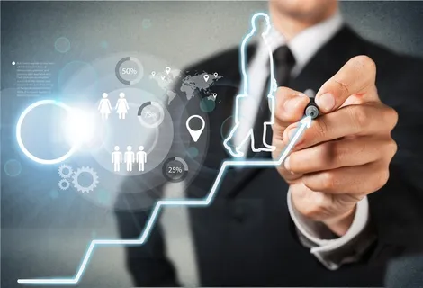 商务人士与台阶创意广告图 商务人士与台阶创意广告图