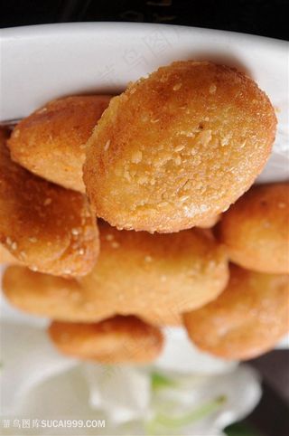 香炸苕饼的美食图片