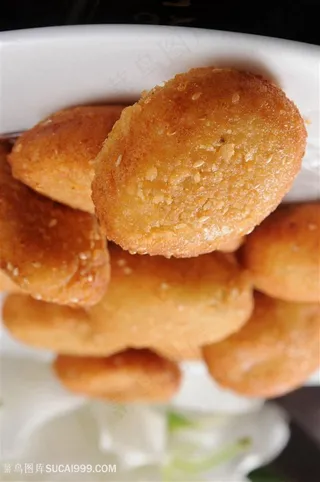 香炸苕饼的美食图片