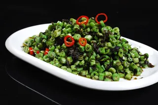 CXC02543榄菜肉碎炒豆角