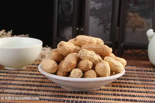 唯美素食花生图片