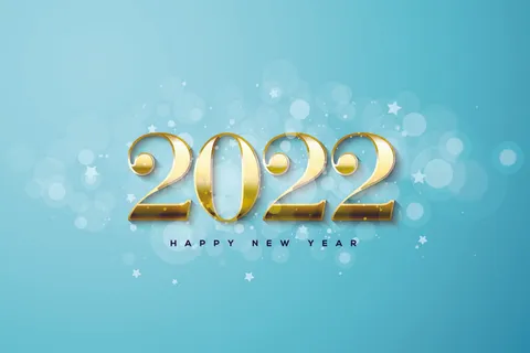 2022创意艺术字体新年虎年圣诞节数字立体质感文字AI矢量设计素材