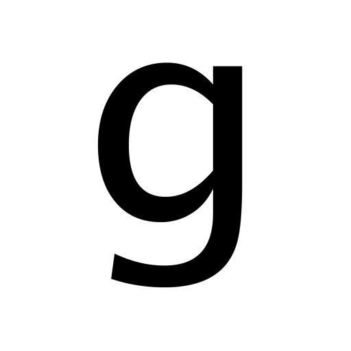 字母G免抠(1500x1500)