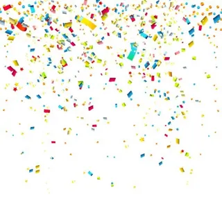 五彩纸屑 PNG免抠
