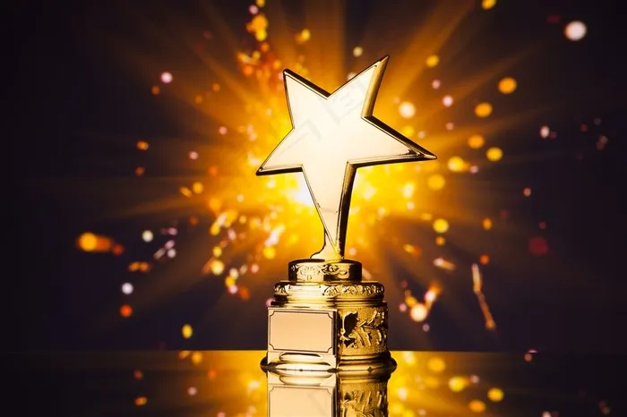 各种冠军奖杯素材高清摄影图片