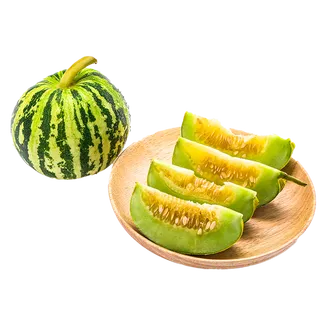 59甜瓜 (1)水果超市商品白底图免抠实物摄影png格式图片透明底