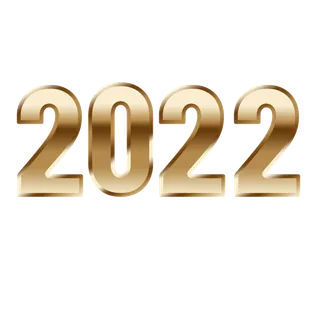 2022新年艺术创意字体虎年3D立体标题数字文字png免抠字素材