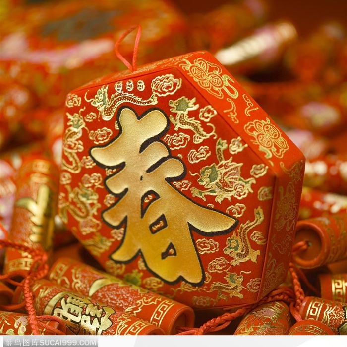 新春鞭炮装饰品