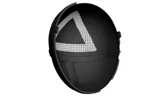 乌贼游戏面具 PNG免抠