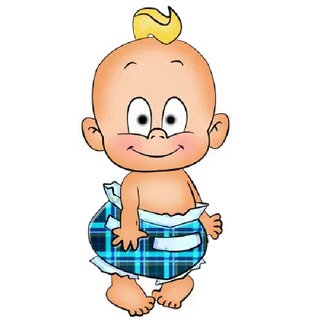 婴儿卡通画