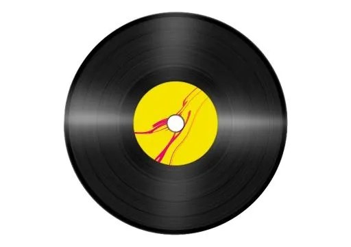 黑胶唱片 PNG免抠(842x595)