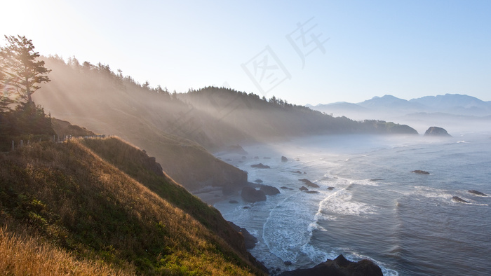 山边的海景