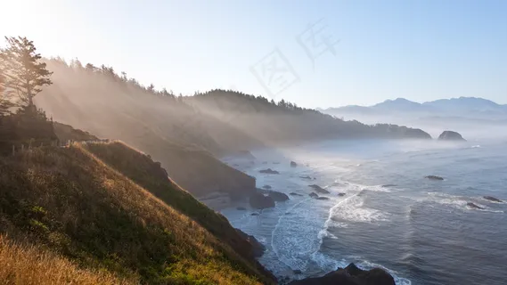 山边的海景 山边的海景