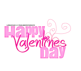 情人节快乐粉色