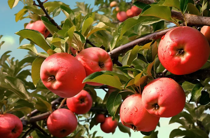 苹果果树树枝摄影图(4080x2688)