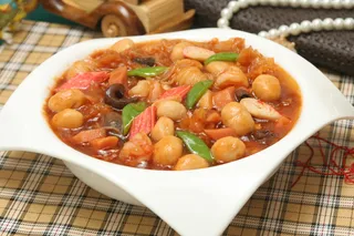 50  烧汁海鲜豆腐-国客大酒店