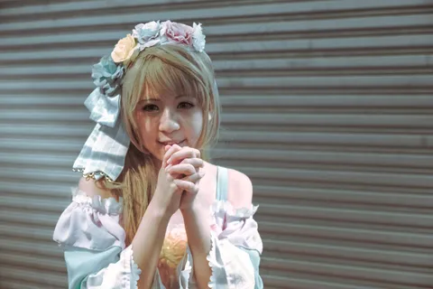 清新唯美可爱的女孩摄影图片