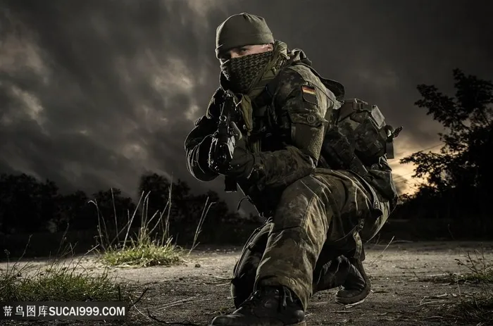 特种兵战士人物高清图片