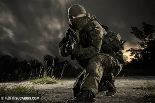 特种兵战士人物高清图片