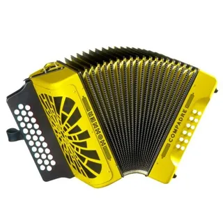 手风琴黄色 PNG免抠