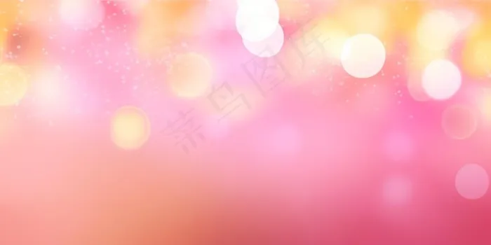 光圈光点叠加浪漫粉色渐变背景图(1536x768)
