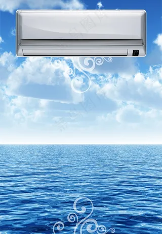空调广告背景图片下载