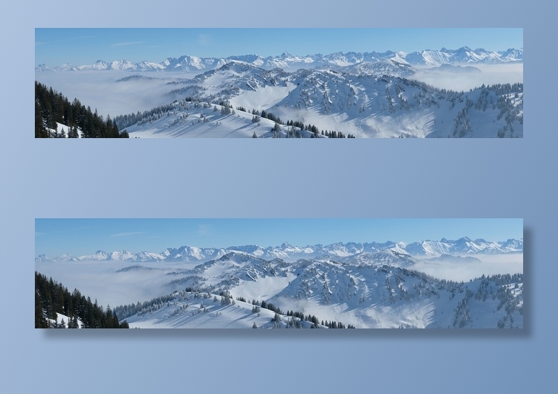 冬天白雪背景风景