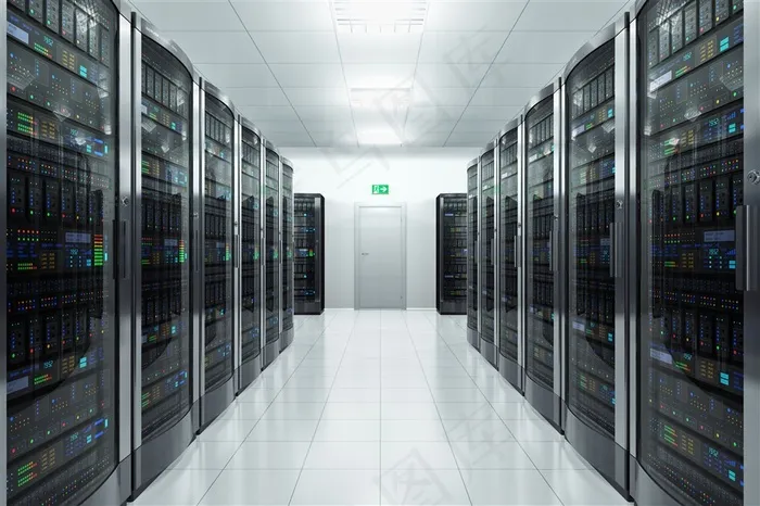 服务器机房科技素材图